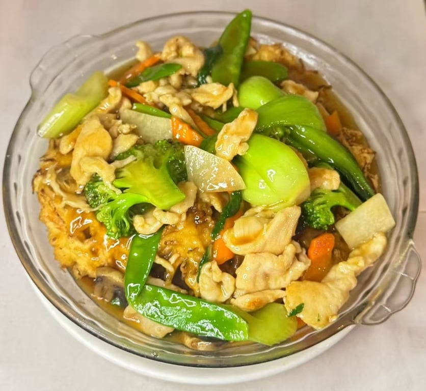 Chicken Pan Fried Noodle