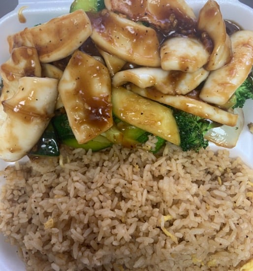 Hibachi Calamari