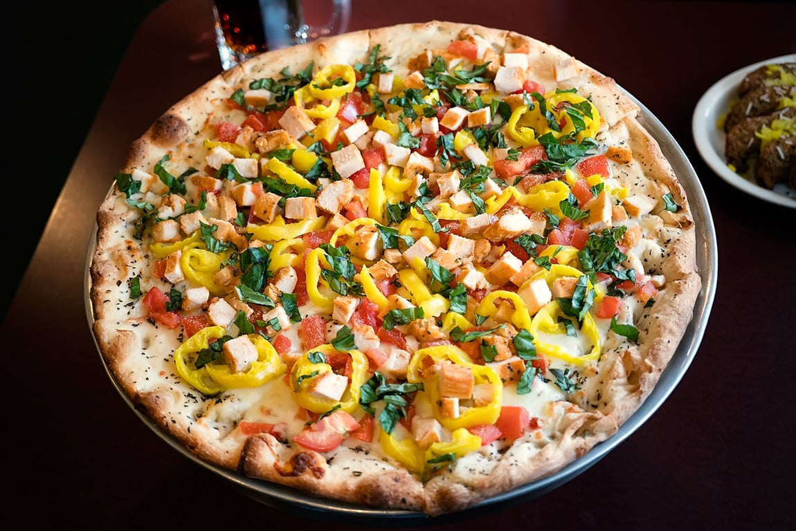 Rustic Chicken Pizza Image