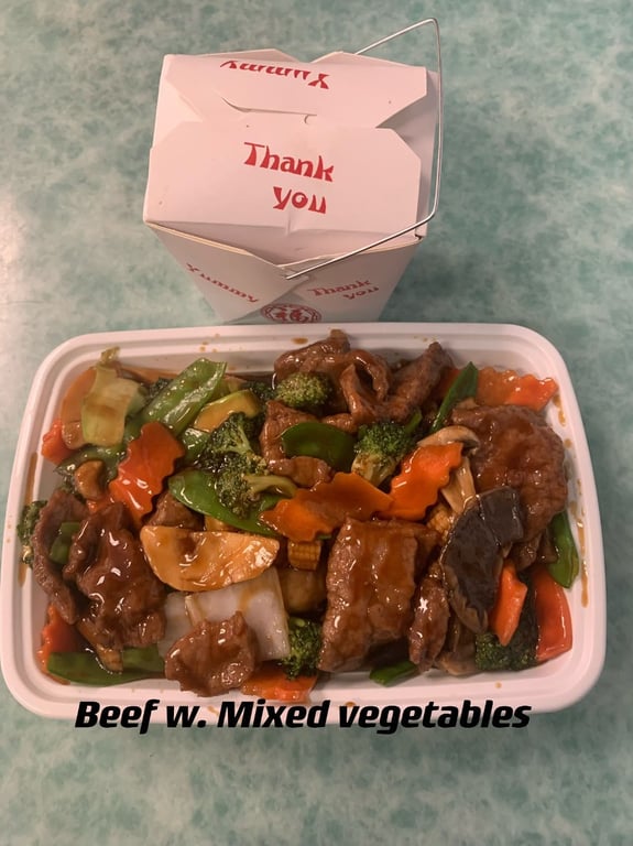 89. Beef w. Mixed Vegetables