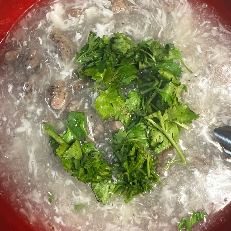 9. Minced Beef w. Cilantro Soup