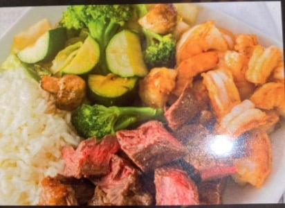 HD9. Hibachi Steak & Shrimp