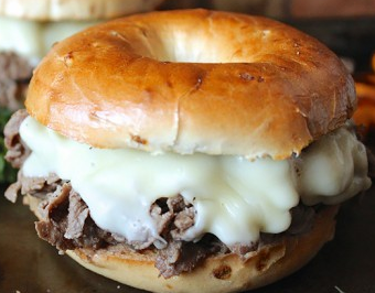 Philly Steak and Egg Sandwich