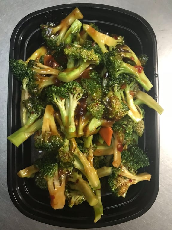 V2. Broccoli in Garlic Sauce 鱼香芥兰