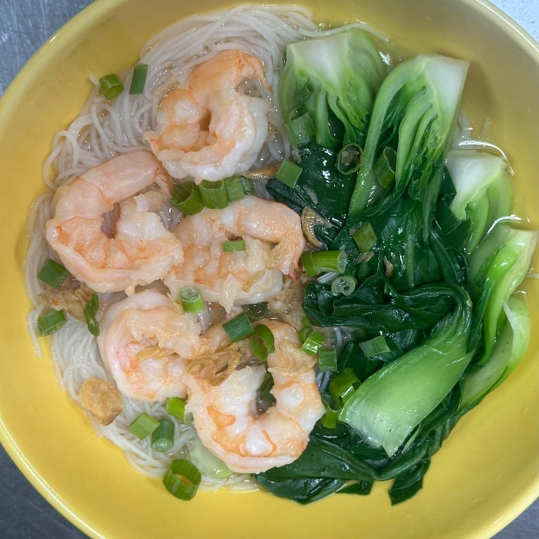 Jumbo Shrimp Noodles Soup