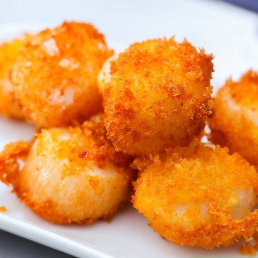 Fried Prawns & Scallop with Spicy Seasoning, Chiu Chow Style
