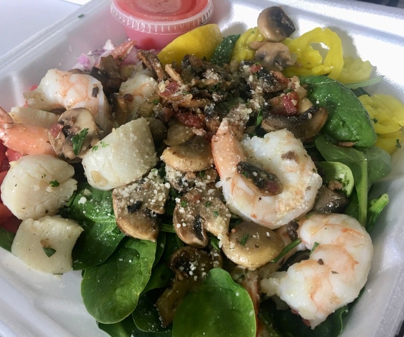 B.I.G. Signature Warm Spinach Salad