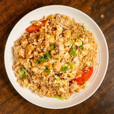 Salmon Fried Rice 三文鱼炒饭
