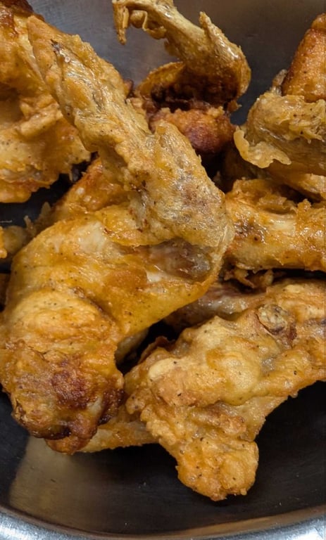 Fried Chicken Whole Wings (4) 炸鸡翅