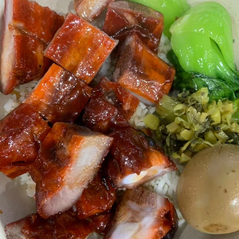烤排骨饭 BBQ Ribs Rice Plate