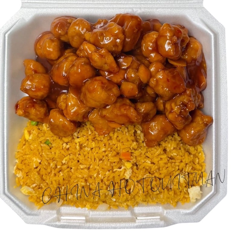 Big Plate Special Orange Chicken + Fried Rice