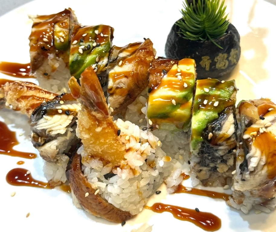 虾2只<br>  Black Dragon Roll