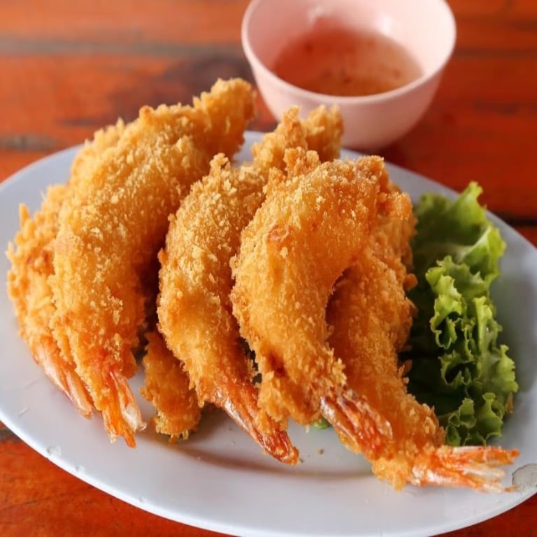 炸大虾 Fried Jumbo Shrimp (5)