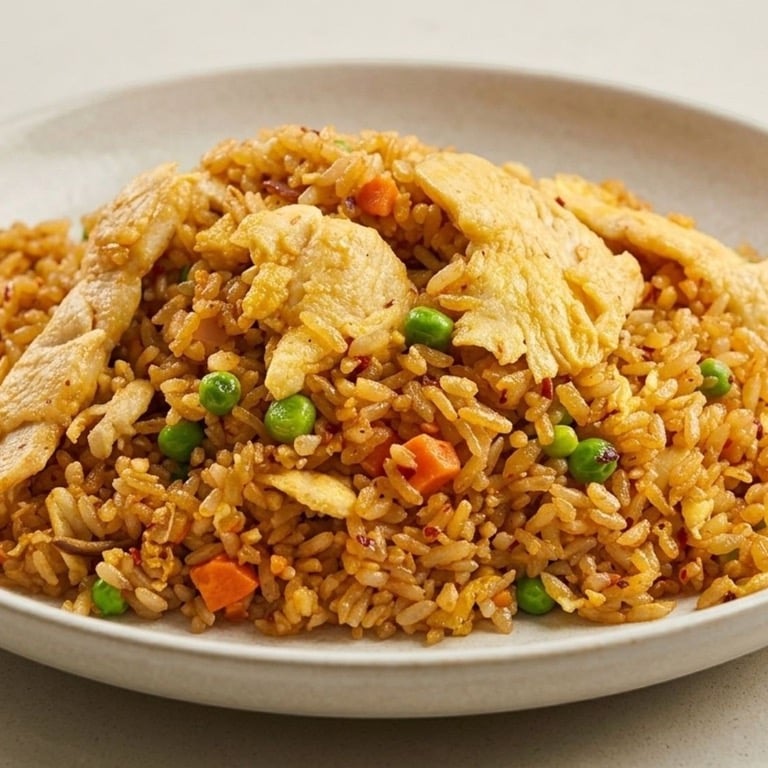 F9.辣.咖喱炒饭  Spicy Curry Fried Rice