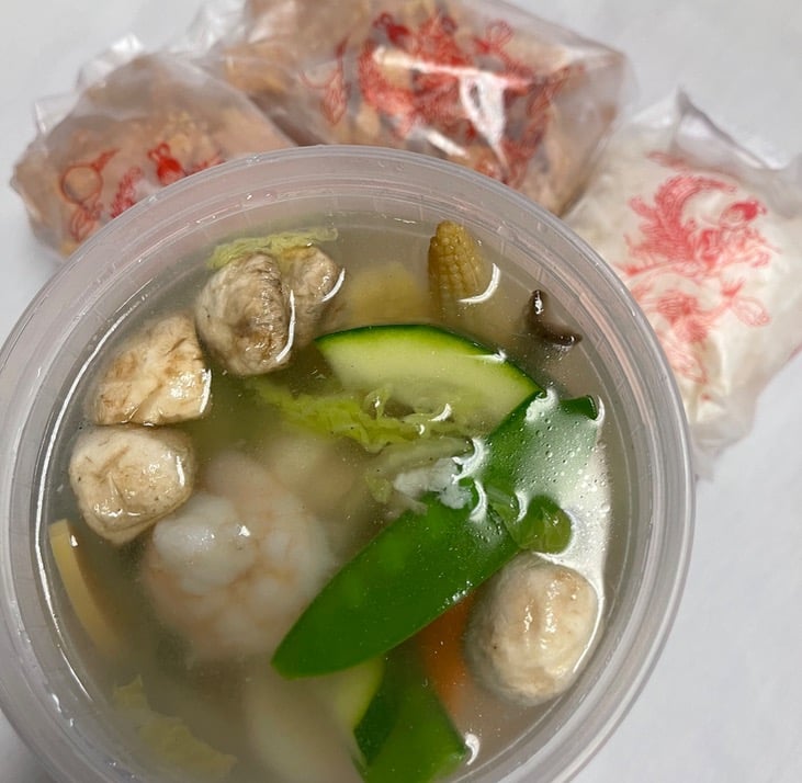 Sizzling Rice Soup