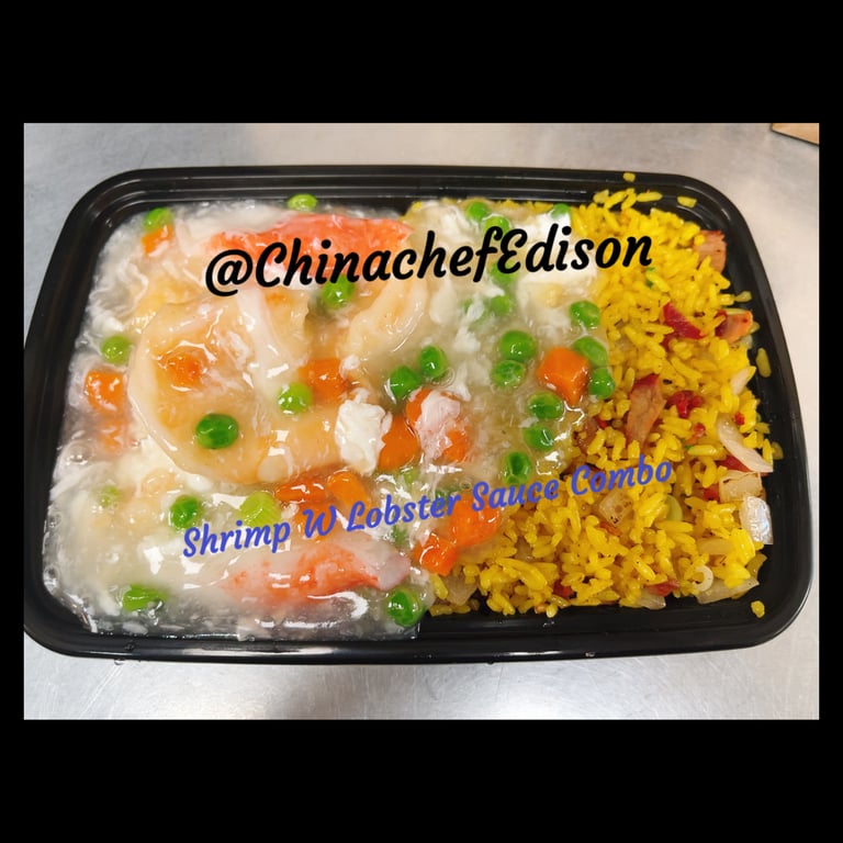 C 6. Shrimp w. Lobster Sauce