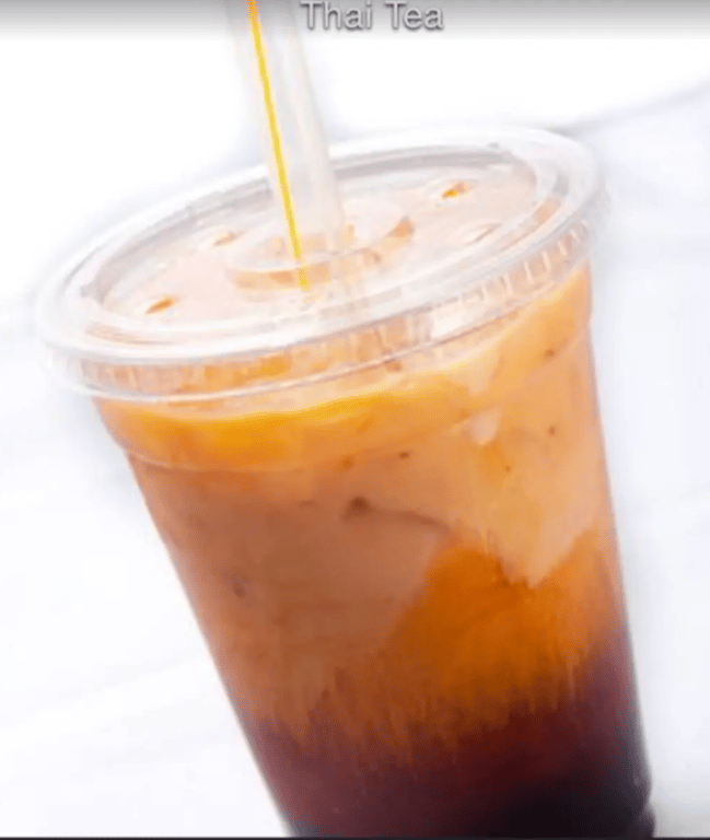 24 oz. Thai Tea with Boba