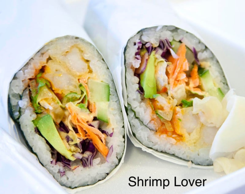 2. Shrimp Lover Burrito