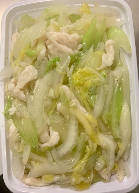 E1. 鸡炒面 Chicken Chow Mein