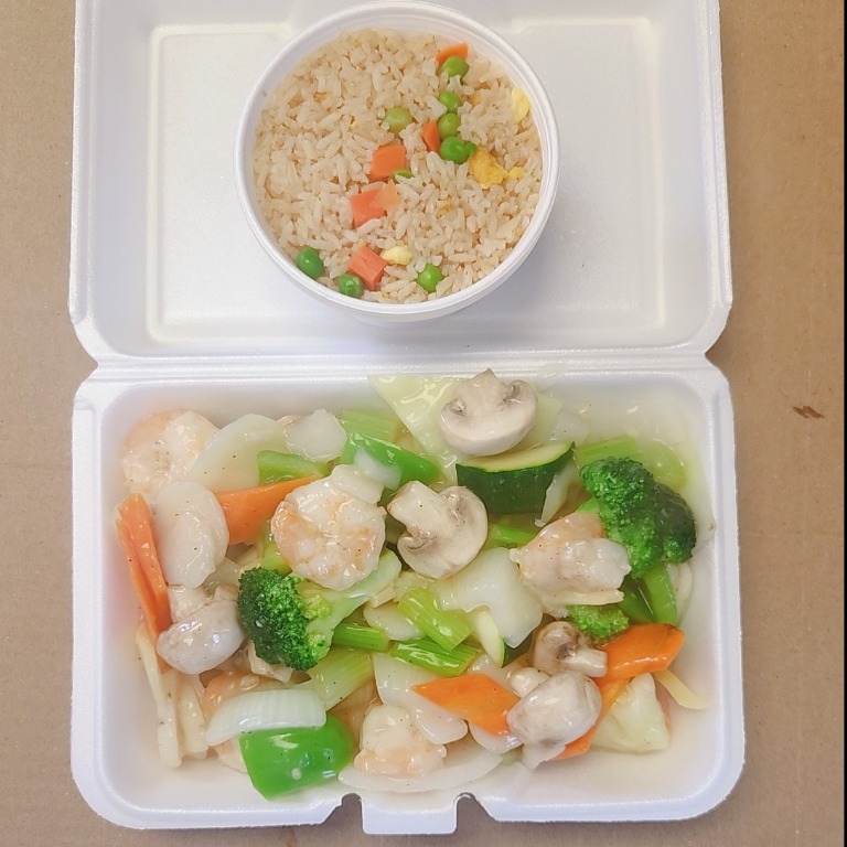 Chop Suey with Shrimp