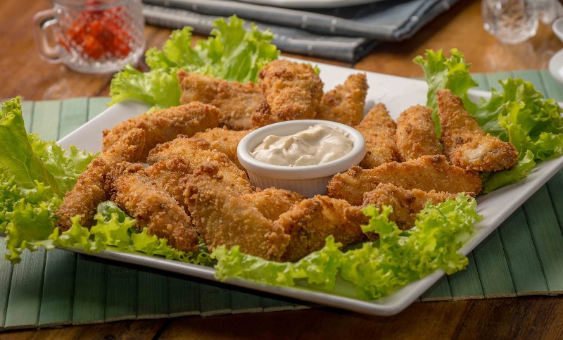 Boneless Wings (10) with 2 Sauces