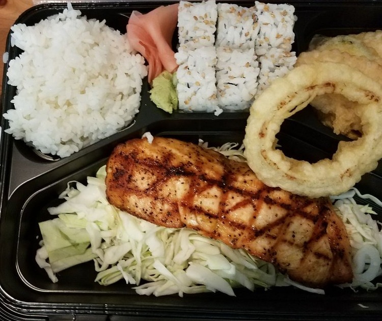 Salmon Teriyaki Bento