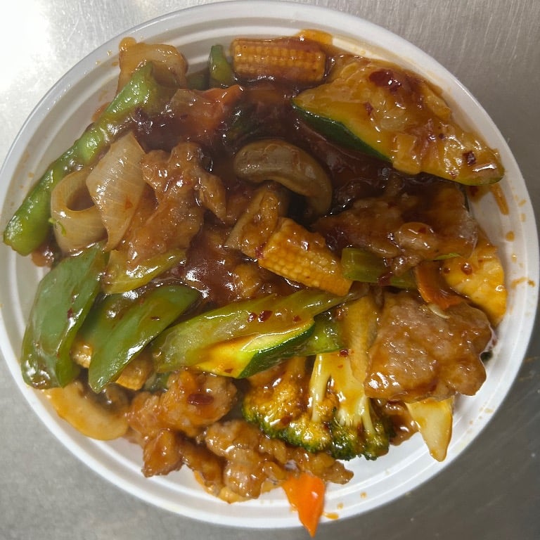 鱼香牛 <br>  Beef with Garlic Sauce