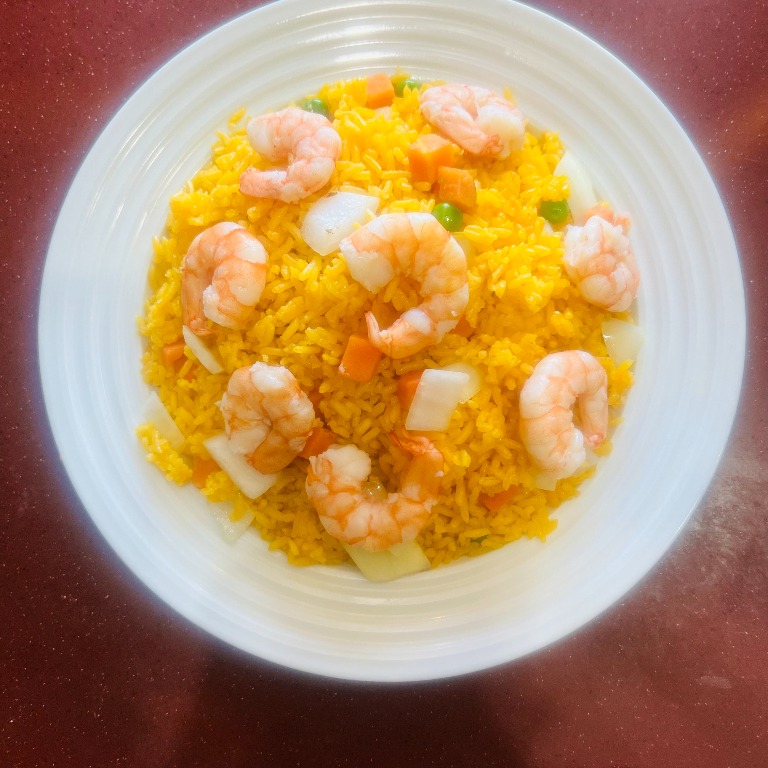21. 虾炒饭<br> Shrimp Fried Rice