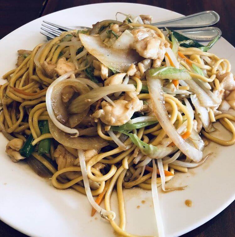 Lo Mein Noodle with Chicken