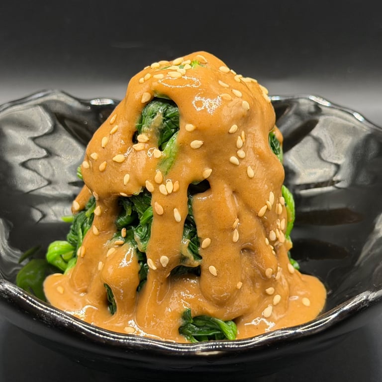 4. 芝麻菠菜沙律 Gomaae Spinach Salad