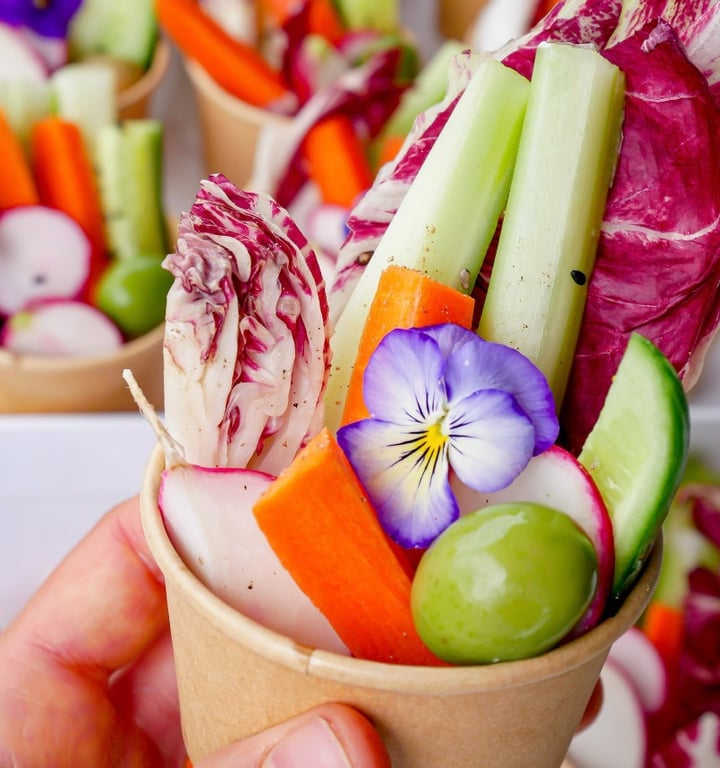 Mini-cups de légumes