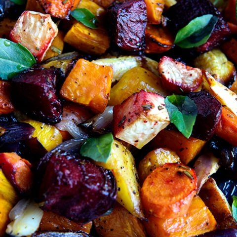 Winter Roasted Root Vegetables Image