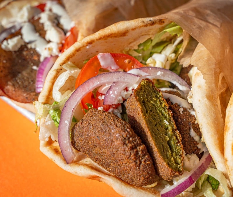 Crispy Falafel Sandwich