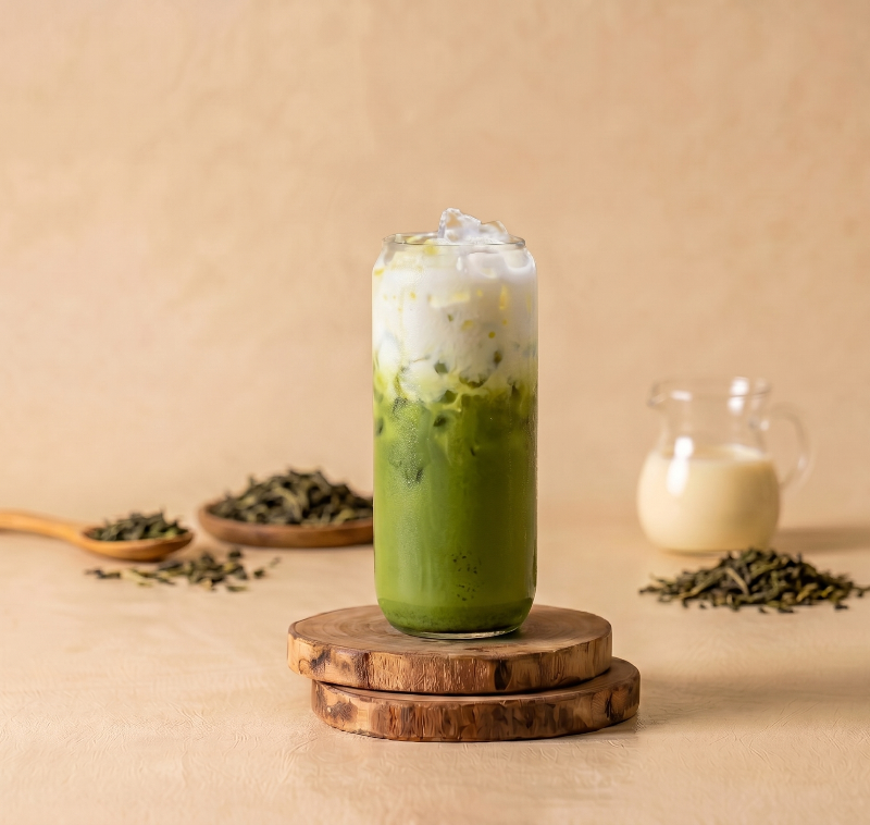 Thai Iced Green Milk Tea