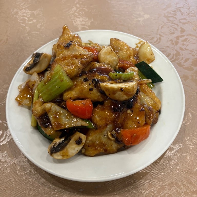 129. Fish with Black Bean Sauce