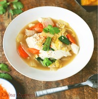 Tofu Vegetable Soup 蔬菜豆腐汤