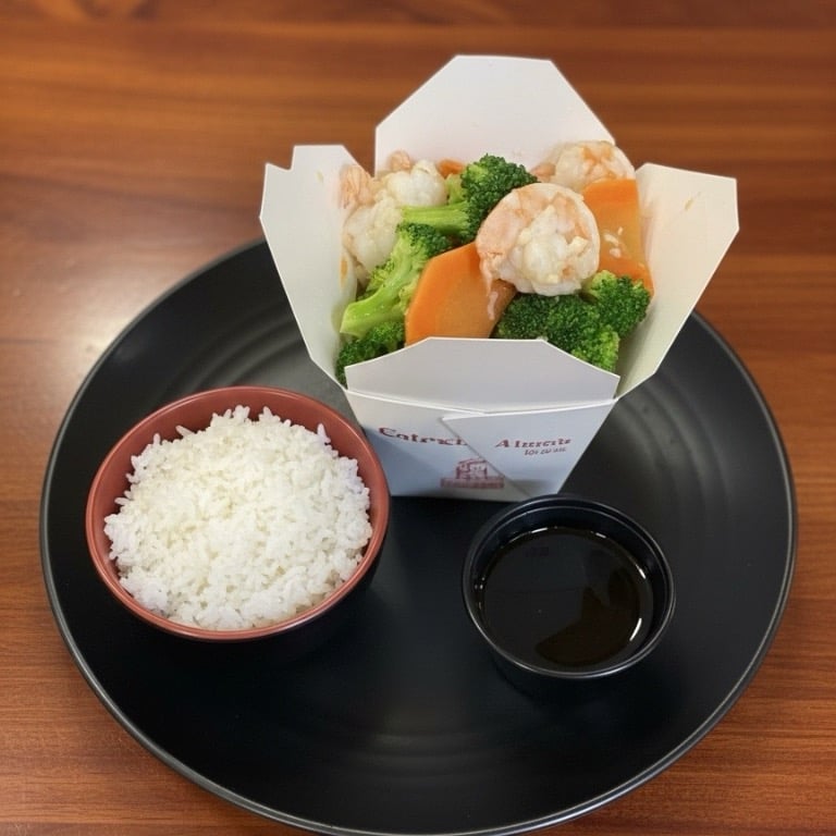 D 5. Jumbo Shrimp w. Broccoli