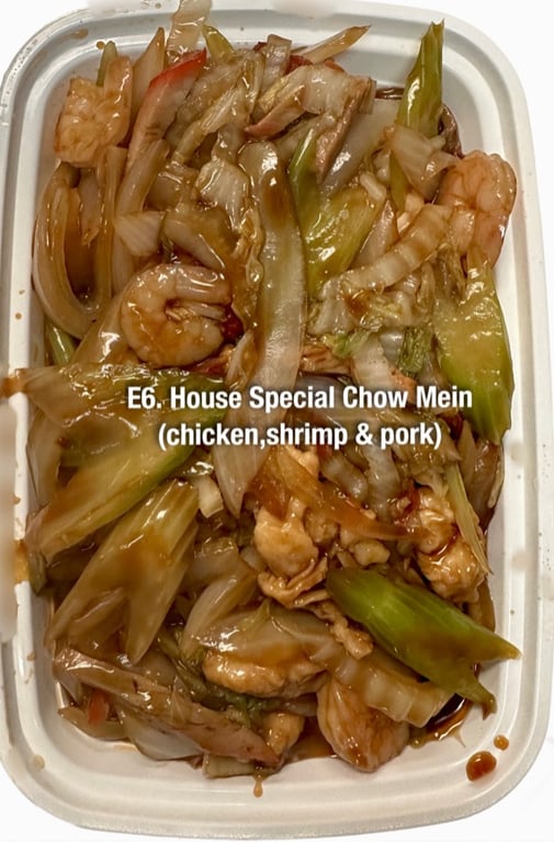E6. 本楼炒面 House Special Chow Mein