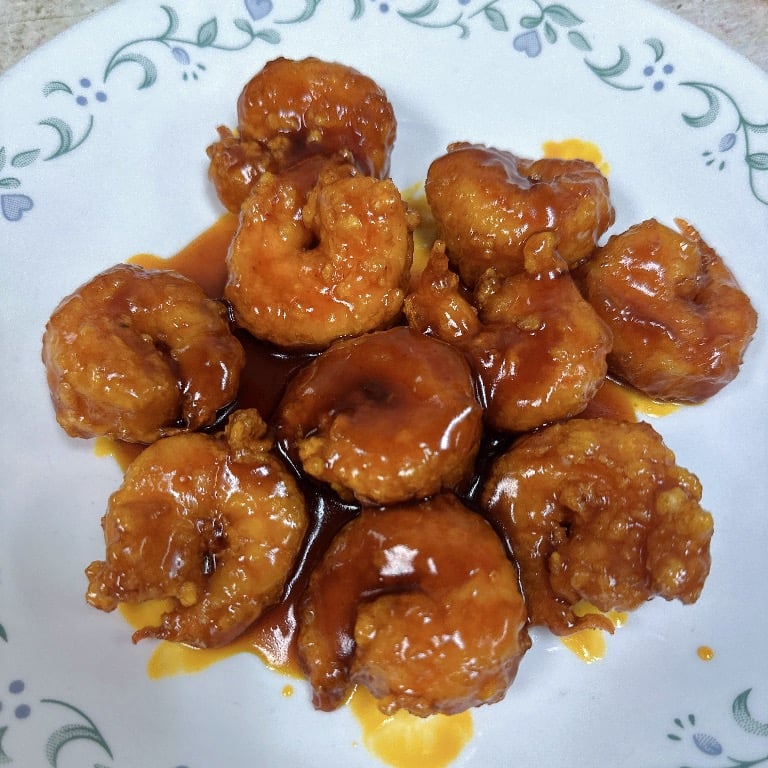 Teriyaki Shrimp 蜜糖虾