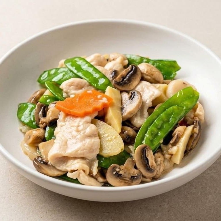 C 9. Moo Goo Gai Pan Combo