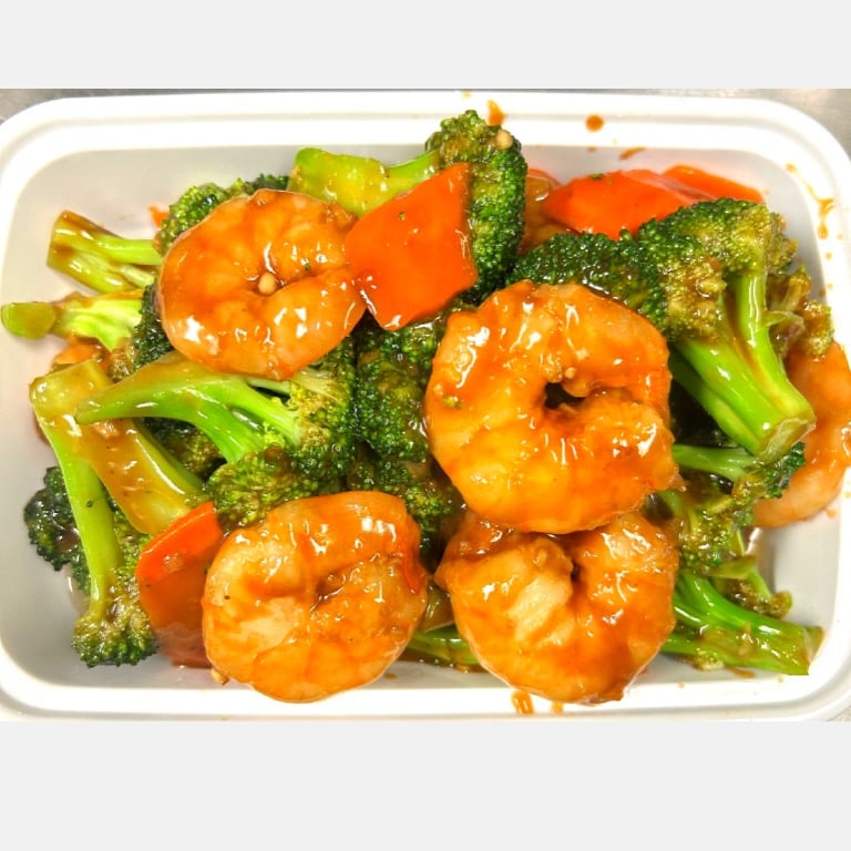 100. Shrimp w. Broccoli (5 Pieces)