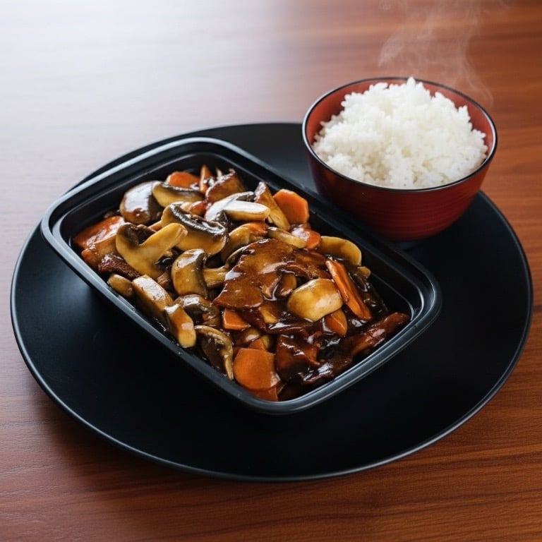 57. Roast Pork w. Mushroom