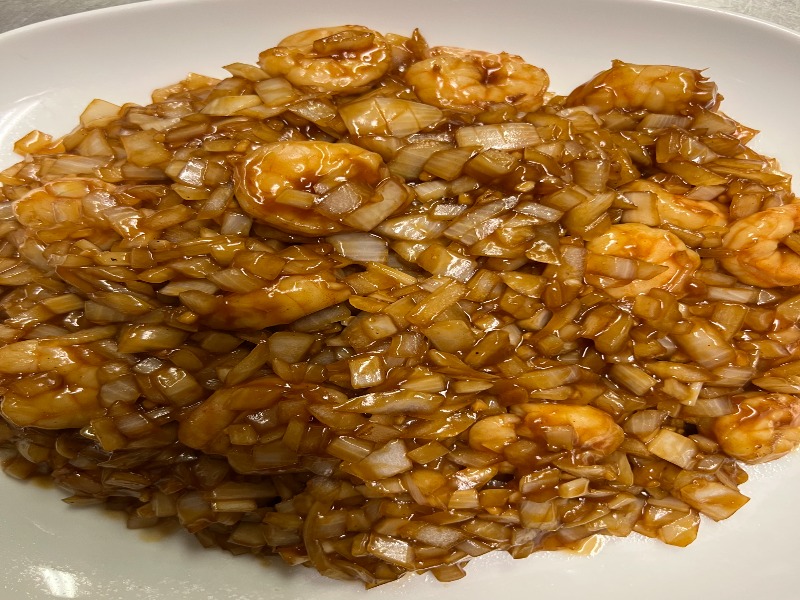 56. Shrimp with Mandarin Sauce