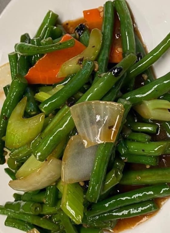 Green Bean in Garlic Sauce