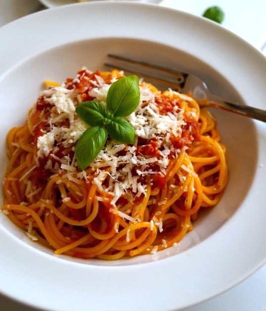 Spaghetti with Marinera sauce