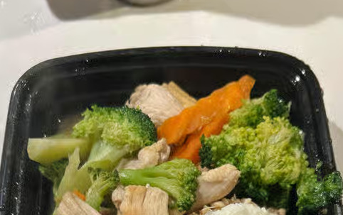 Stir Fried Broccoli w/ Rice