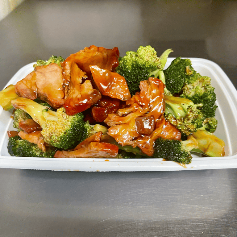 71. Roast Pork w. Broccoli