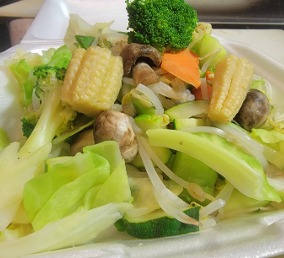 L7. Vegetables Mixed with garlic sauce