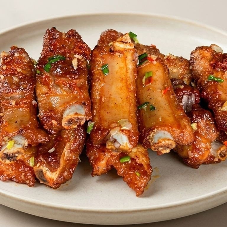Garlic Pork Ribs 大外卖盒.蒜香排骨