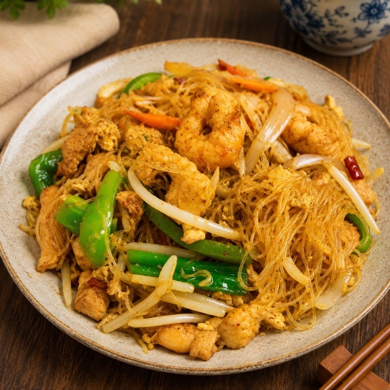Singapore Curry Noodle 星洲炒粉
